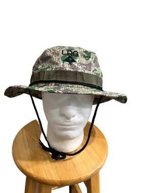LRG Camo Boonie Hat in Olive Green and Dark Green